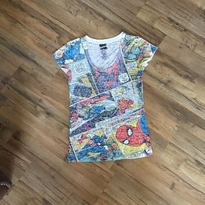 Marvel comic shirt